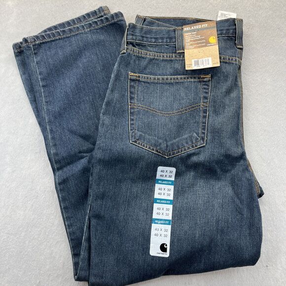 Carhartt Other - Carhartt Holter Relaxed Fit Denim Jeans Pants 40x32 NWT 101483-968